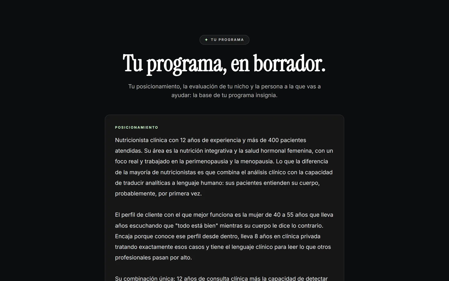 Tu plan de negocio